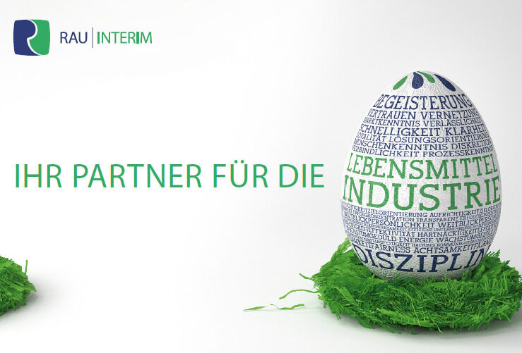 Frohe Ostern in der Lebensmittelindustrie - RAU | INTERIM Management