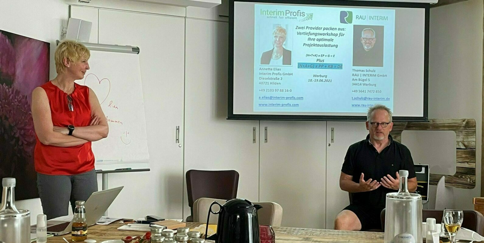 Aufbauworkshop Warburg 2021 Rückblick Ausblick in der Lebensmittel­industrie - RAU INTERIM Manager