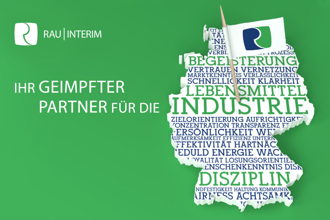 Ihr geimpfter Partner für die Lebensmittelindustrie in der Lebensmittel­industrie - RAU INTERIM Manager