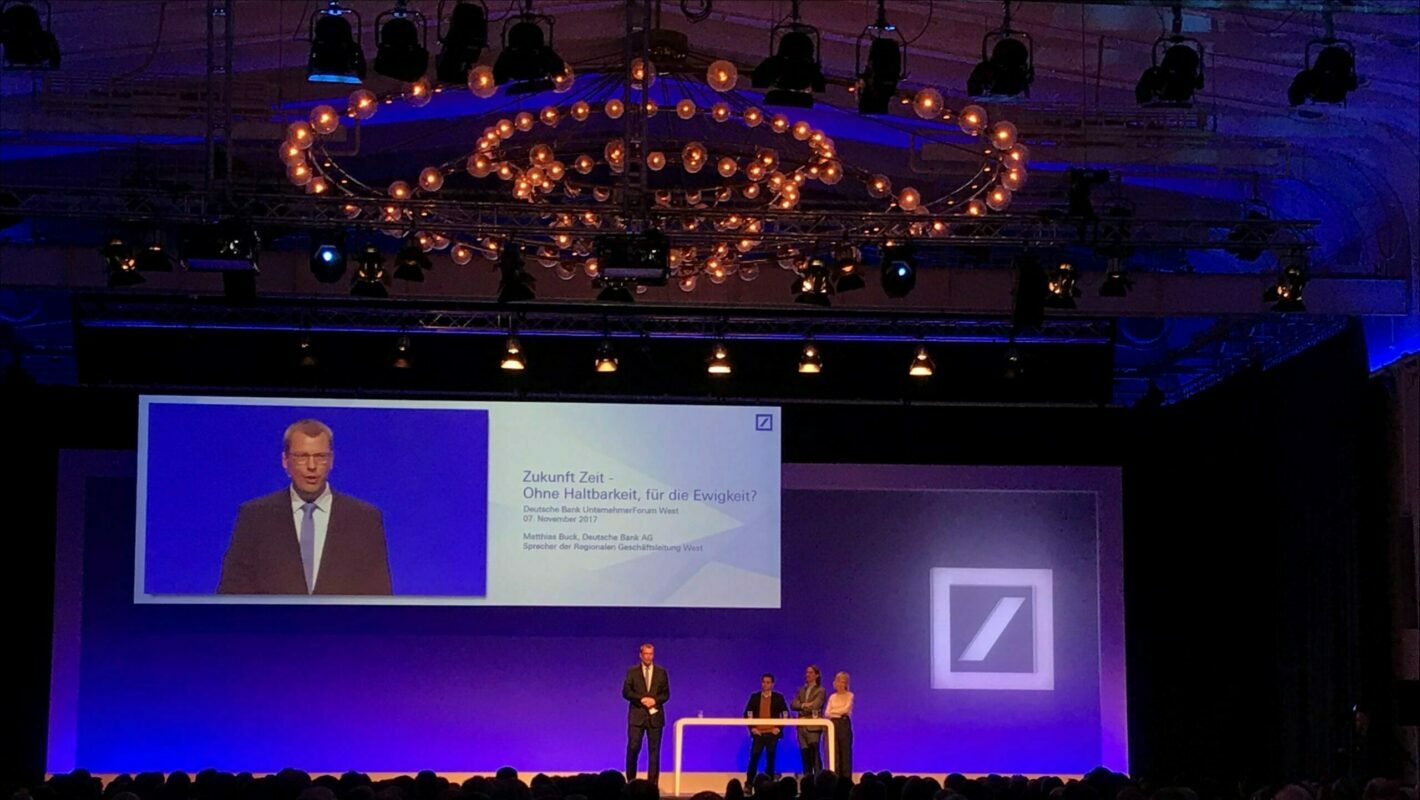 Unternehmer Forum Deutsche Bank Lebensmittel Interim Manager
