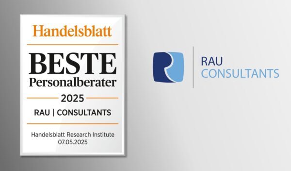 Handelsblatt: „Beste Personalberater 2025“ in der Lebensmittelindustrie - RAU | INTERIM Management